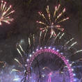 New Year’s Eve Fireworks in London

w/my family