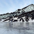 アイスランドのカトラ山
（火山灰と氷で出来た山）