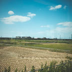 兵庫加古川付近の田園風景