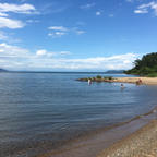 琵琶湖

湖なのに波も砂浜もあって…
癒されました(^^)

ただ…
暑すぎた(笑)