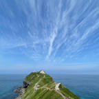 積丹半島　神威岬

海と空と雲と緑、全てが美しい✨