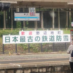 日本最古の防風林(野辺地)
JR野辺地駅ホームから見える防風林です、又駅から出ると左手に日本最古の常夜灯が有ります。

#サント船長の写真　#下北半島#日本最古　　
#青森県