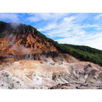 北海道　登別地獄谷