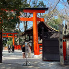 河合神社- 下鴨神社

河合神社は下鴨神社の摂社として古くより祀られ、女性守護としての信仰を集めるお社である。ご祭神には神武天皇の母、玉依姫命をお祀りし、玉依姫命は玉の様に美しい事から美麗の神としての信仰も深い。河合神社ではこの美麗の祈願絵馬として鏡絵馬の授与を行っている。

#サント船長の写真　#下鴨神社