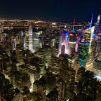 Manhattan seen from the Empire State building