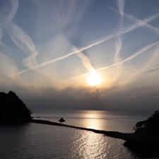 西伊豆 堂ヶ島
夕焼け

雲が幻想的