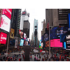 アメリカ Times square