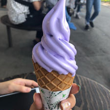 北海道　富良野
ラベンダーソフトクリーム🍦