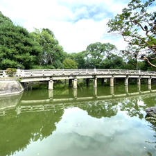 京都御所一條家の大橋

一條家は公家の近衛家や九条家、二条家、鷹司家と並ぶ五摂家のひとつで、摂政や関白を輩出する家であった。その始まりは鎌倉時代の九条道家の三男・一条実経で、家名は一条殿の屋敷名に由来する。

#京都　#伝説話し　 #全国橋巡り #サント船長の写真　#京都御所　#御所の橋　#ごしよの橋