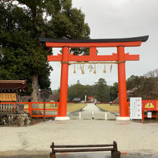 京都　上賀茂神社
雨降りだったので、少し残念。