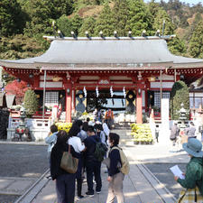 大山阿夫利神社あたり。