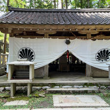 鞍馬寺。奥の院魔王殿。本堂からはかなり山奥に進んだ場所にあります。ここまで行くのはかなり大変です。