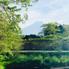 山梨　忍野八海

忍野八海と富士山
本当に神秘的で
感動しました。