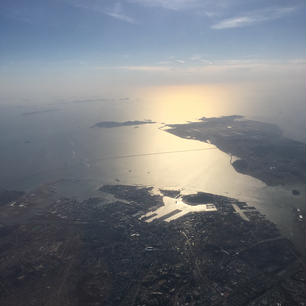 夕方、仁川空港を飛び立つ。
韓国にお別れ。また、来たいな。