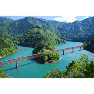 大井川鐵道 奥大井湖上駅 / 静岡県