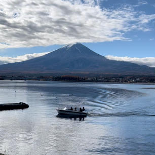 📍山梨県　河口湖
ボートクルーズ🚤