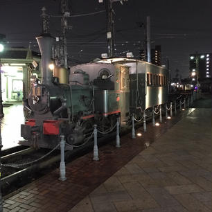 道後温泉の坊ちゃん列車です