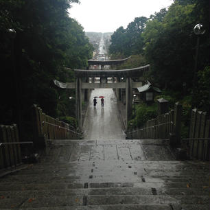 福岡 福津
宮地嶽神社
雨の日